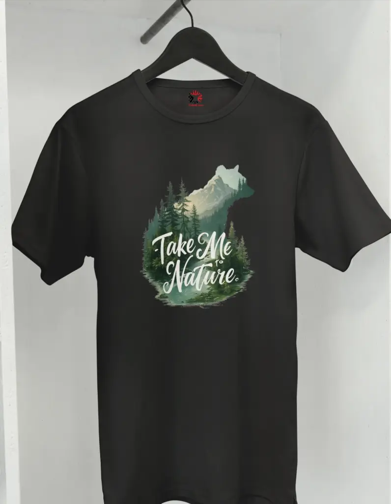 “Take Me to Nature” Graphic T-Shirt for Men | Adventure Outdoor Tee