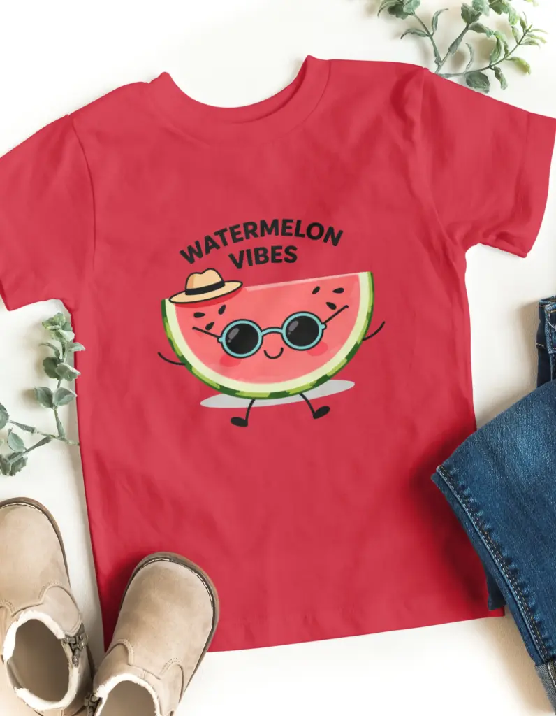 Watermelon Vibes Kids T-Shirt