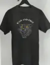 Wild & Free – Panther Line Art Graphic T-Shirt