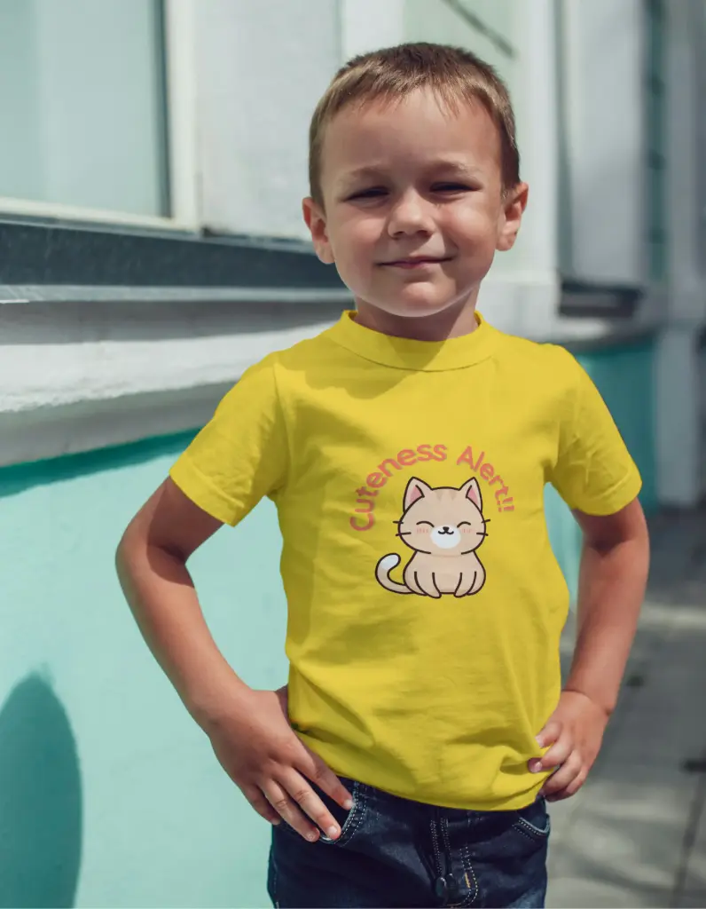 🐱 Cuteness Alert!! – Kids' T-Shirt