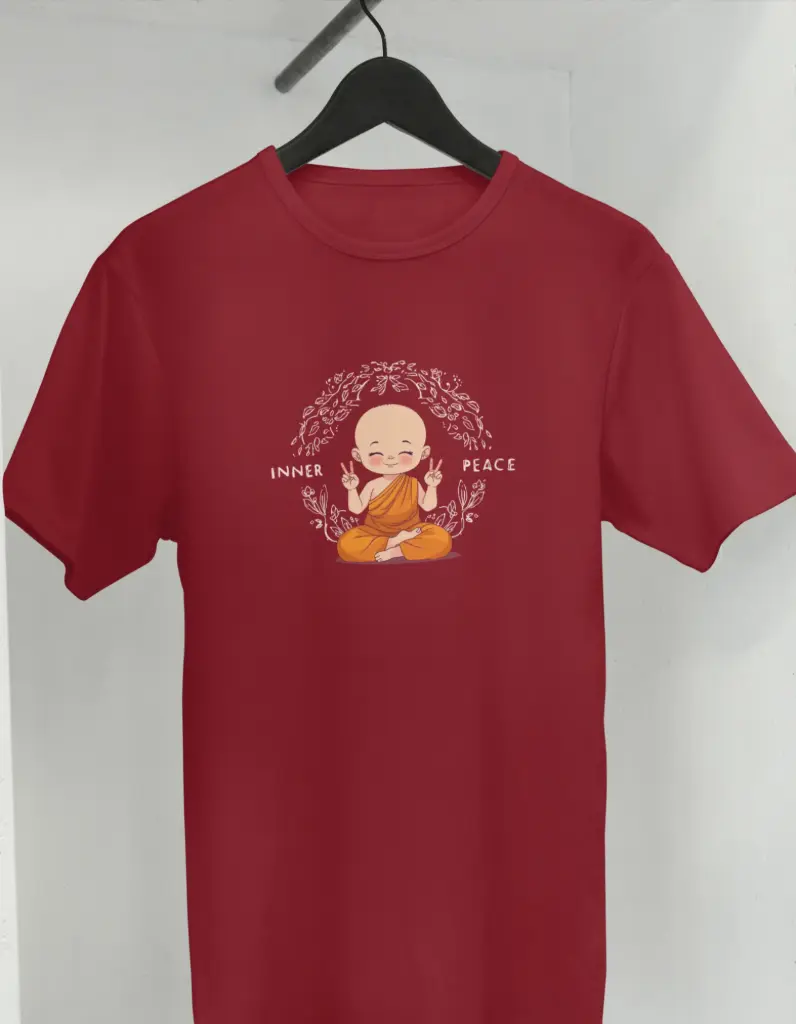 🧘‍♂️ Inner Peace – Little Monk T-Shirt
