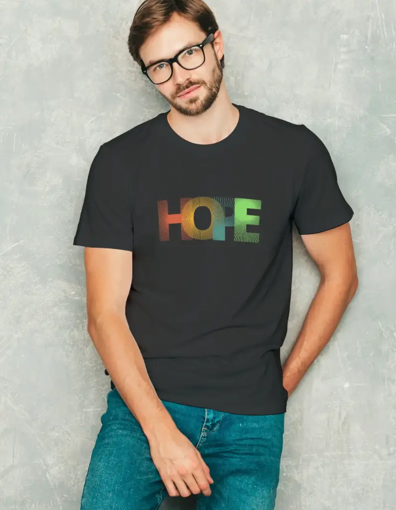 🌈 HOPE -  Graphic T-Shirt 