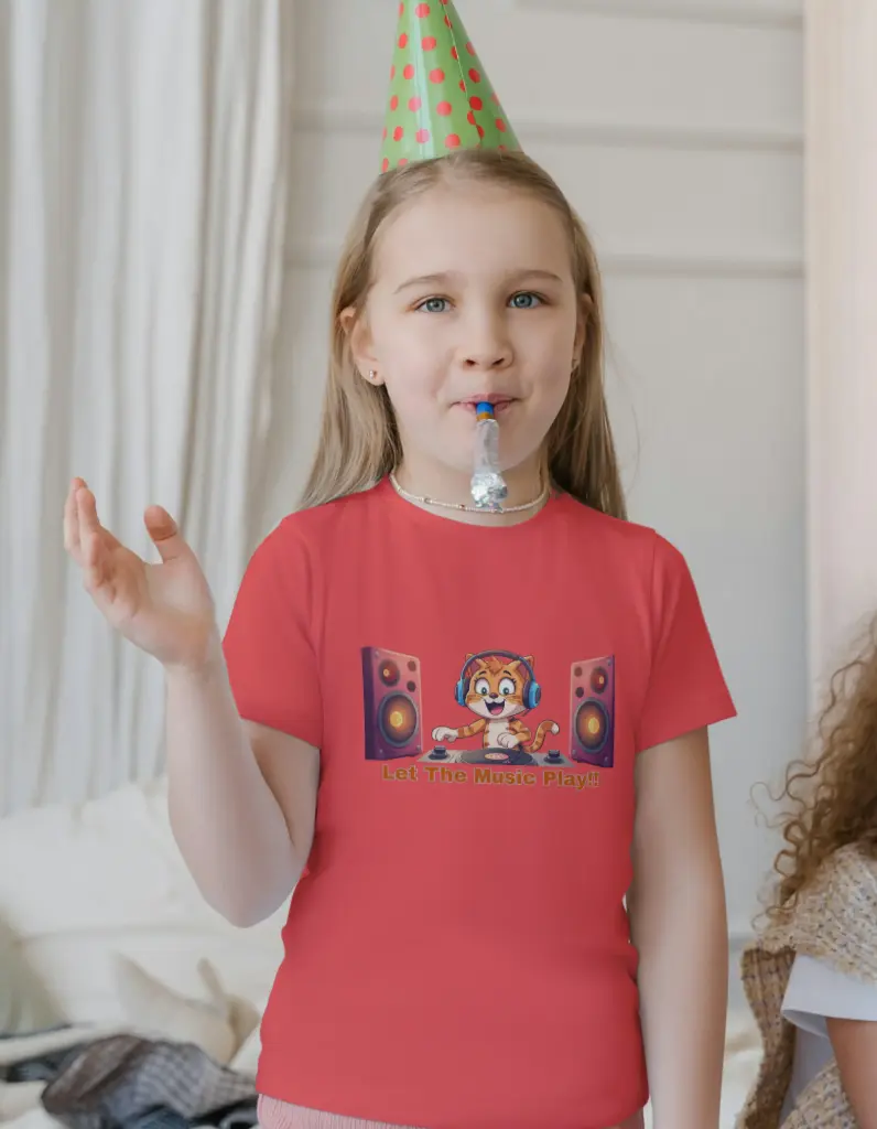 🎵 Let The Music Play!! – Kids’ T-Shirt