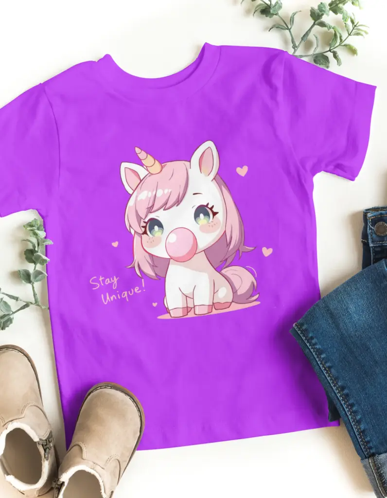 Stay Unique Unicorn Kids’ T-Shirt