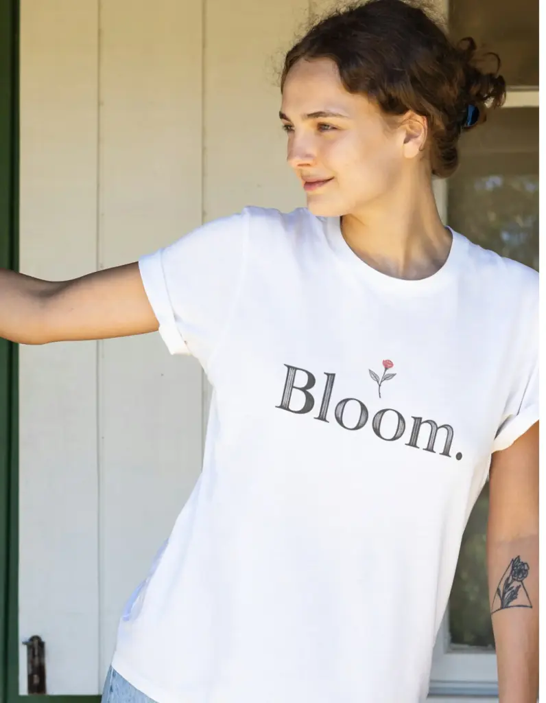 Bloom. — Minimal Women’s Graphic Tee