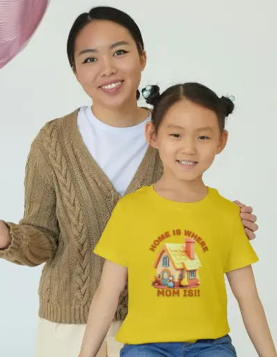 🏡 Home is Where Mom Is!! – Kids T-Shirt