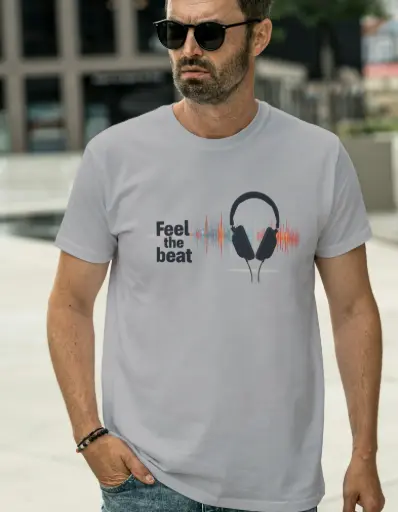 🎧For All Music Lovers - Feel the Beat – Unisex T-Shirt