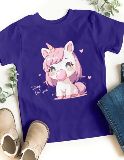 Stay Unique Unicorn Kids’ T-Shirt