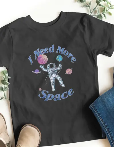 🌌 "I Need More Space" Kids’ T-Shirt