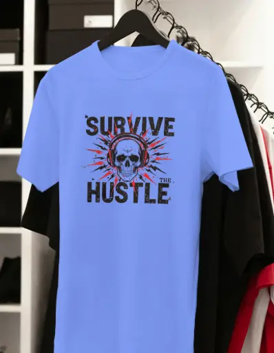 Survive the Hustle – Men’s Graphic T-Shirt