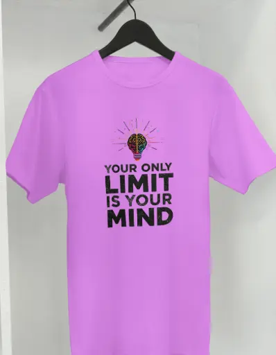 Your Only Limit Is Your Mind – Motivational Graphic T-Shirt
