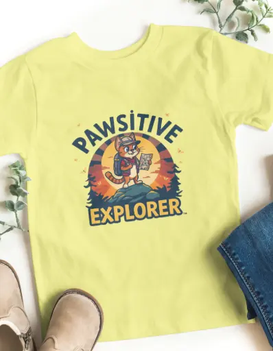 Pawsitive Explorer – Kids Adventure T-Shirt